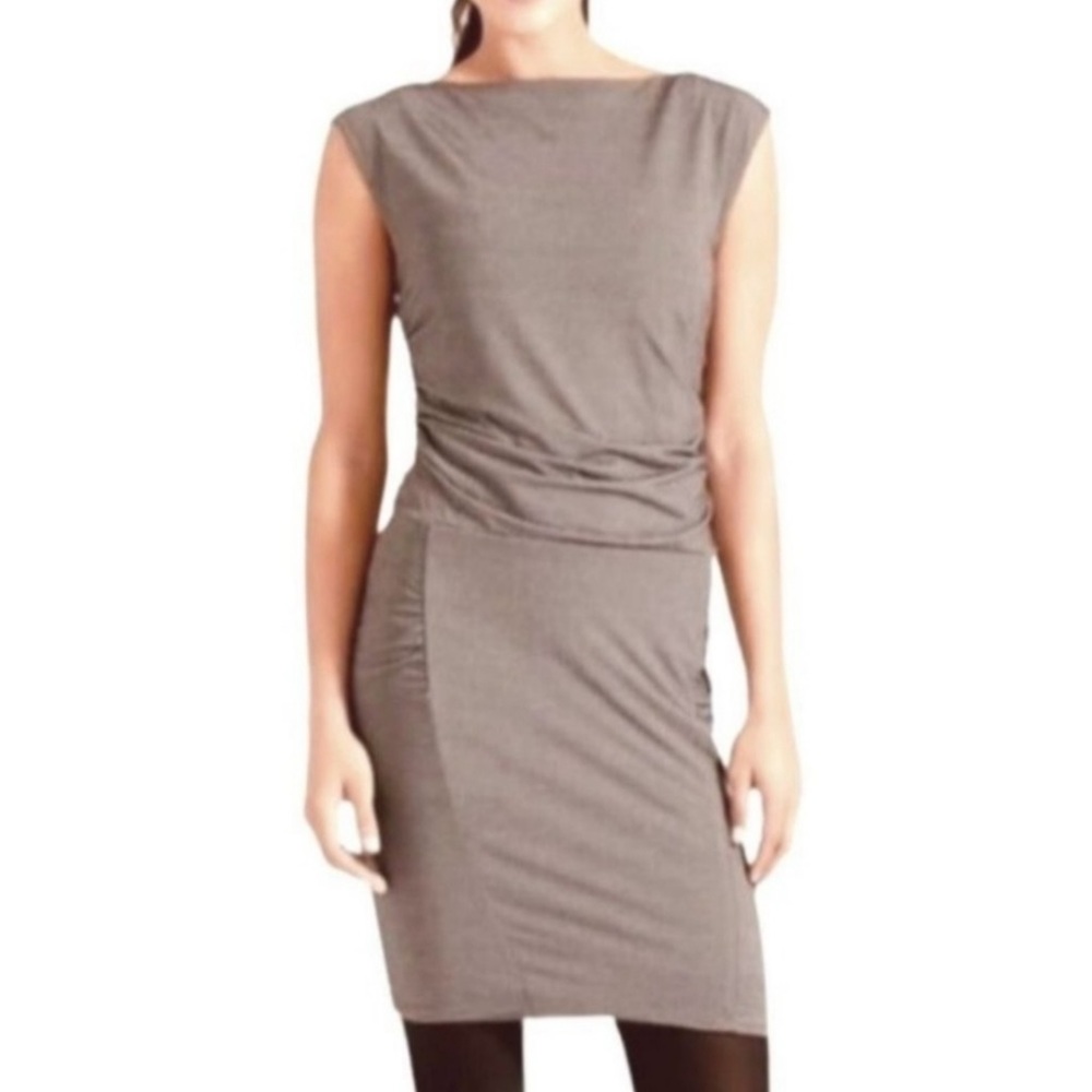 Athleta Westwood sleeveless dress in Taupe woman’s size medium